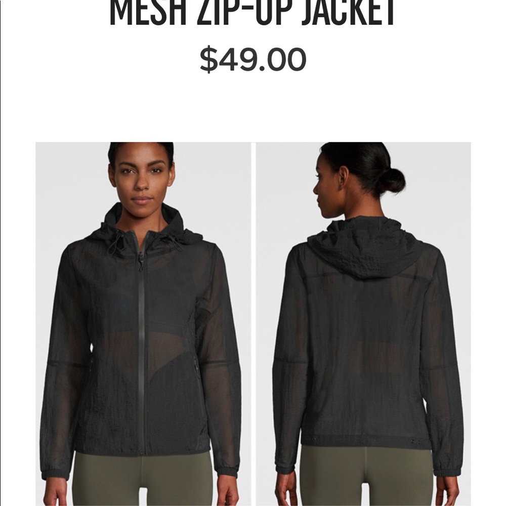 STRONG by Zumba Mesh Zip Up Jacket